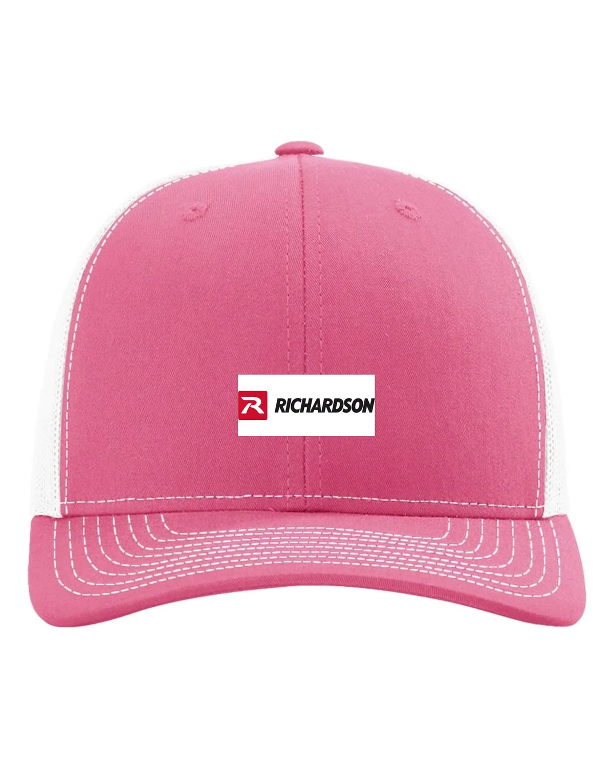 Richardson_112_Hot_Pink-_White_Front_High