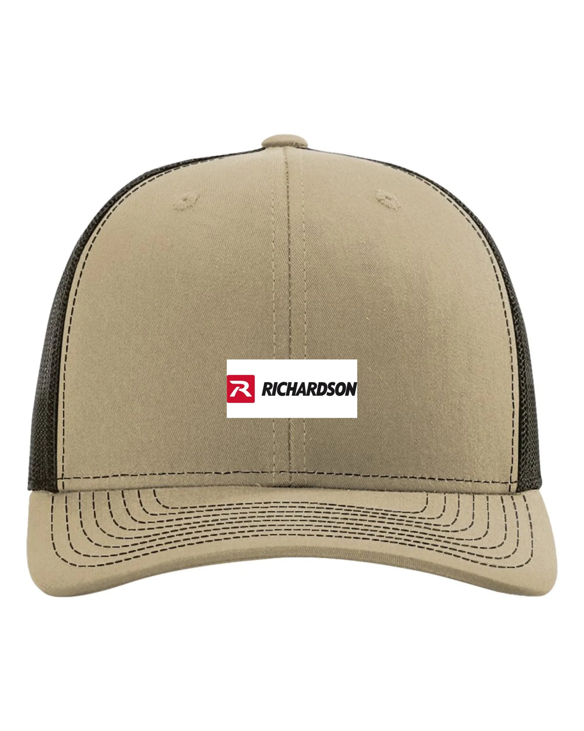 Richardson_112_Khaki-_Coffee_Front_High