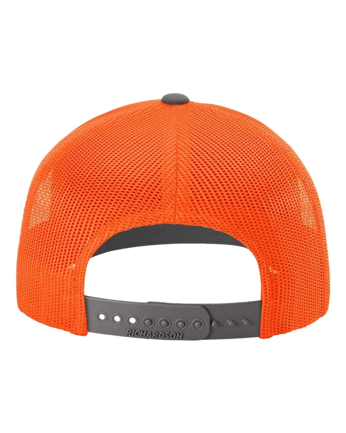 Richardson_112_Charcoal-_Neon_Orange_Back_High