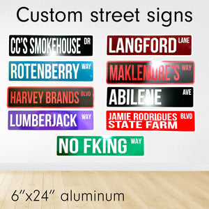 Custom Street Signs