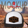 Texas Patch Cap - White/Black